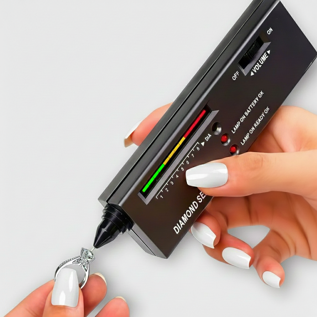 Green Moissanite Halo Necklace