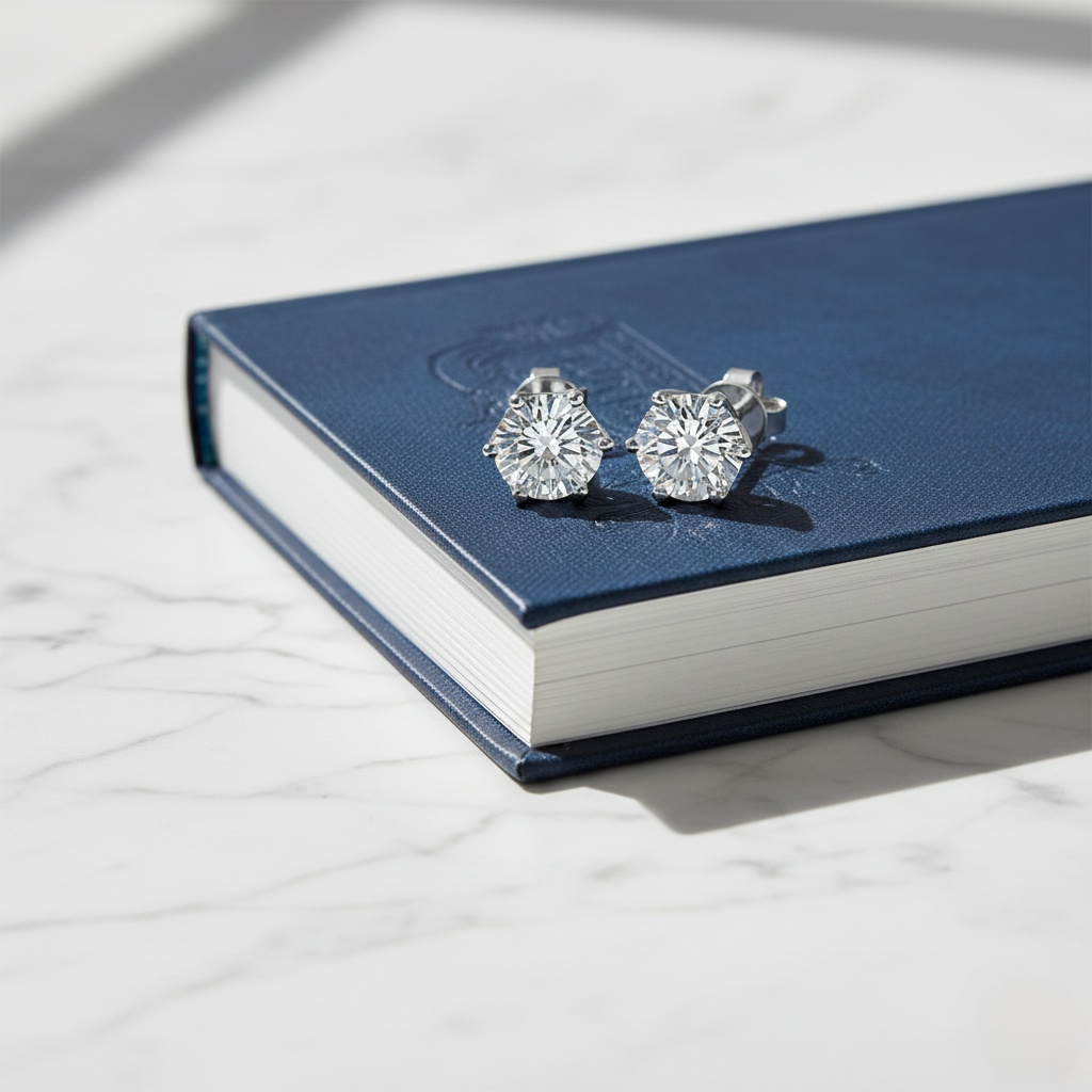Moissanite Stud Earrings